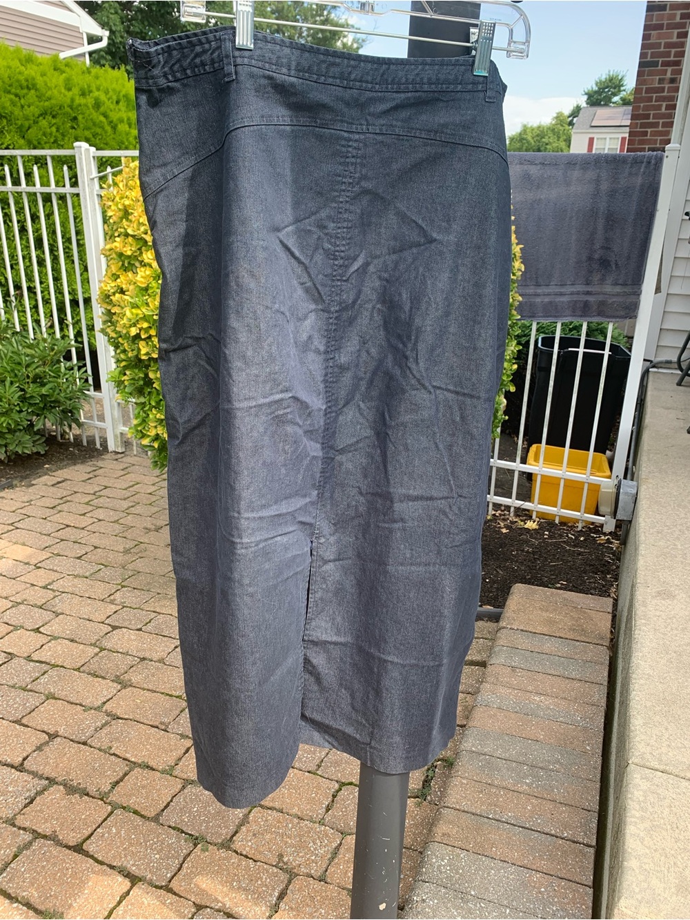 Ladies - Dark Navy Jean Skirt